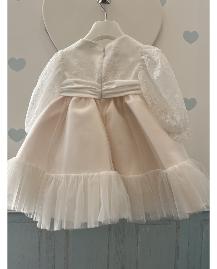 Abito battesimale rosa