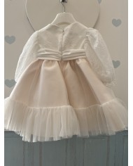 Abito battesimale rosa