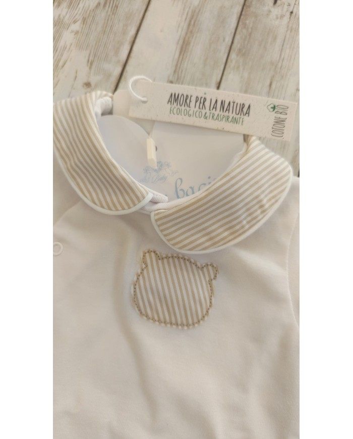 Tutina coccode' Cotone bio orso