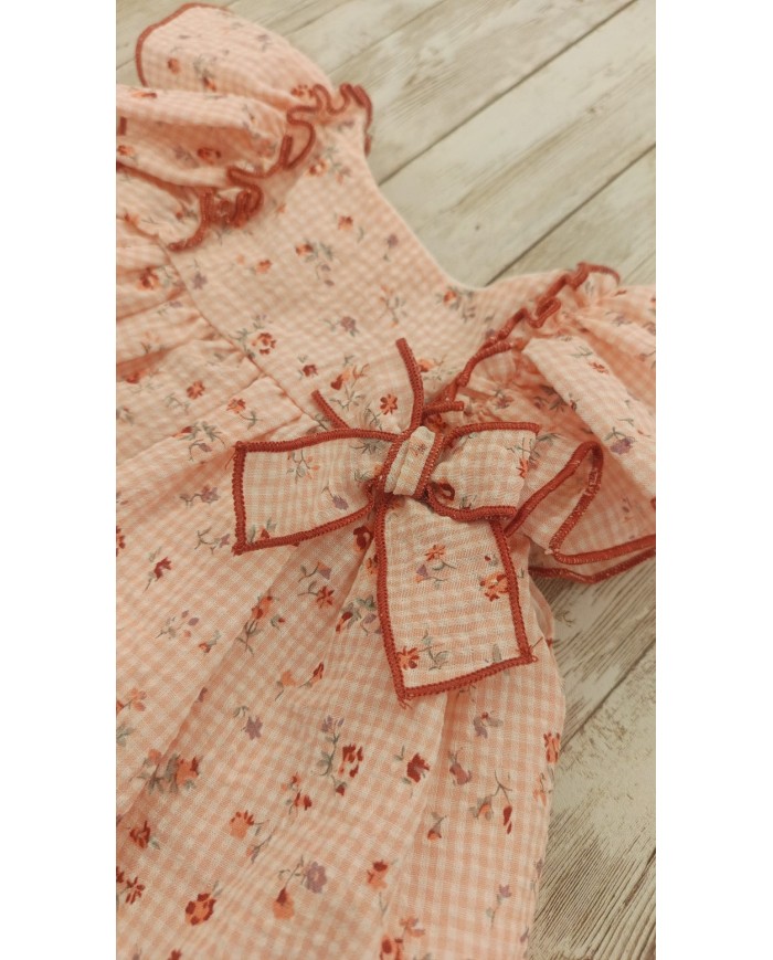 Vestito Valentina corallo