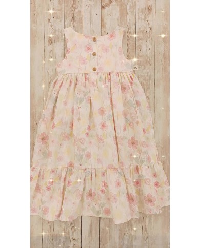 Vestito Mapero' fiori rosa