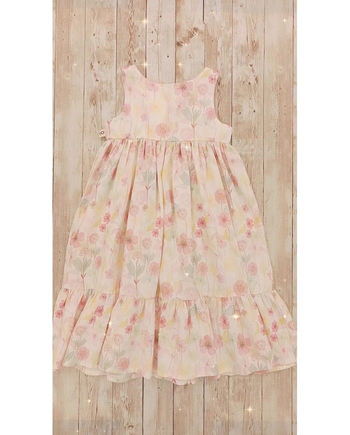 Vestito Mapero' fiori rosa