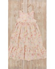 Vestito Mapero' fiori rosa