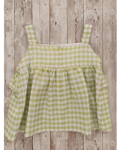 Completo in Vichy verde Del Sur