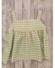 Completo in Vichy verde Del Sur