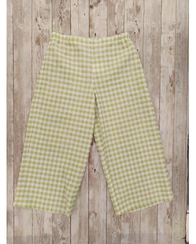 Completo in Vichy verde Del Sur