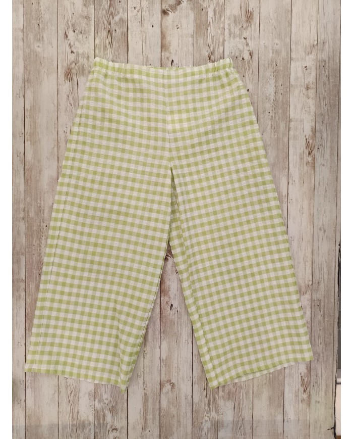 Completo in Vichy verde Del Sur