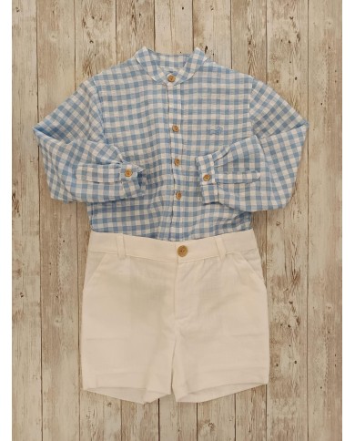 Completo celesete/bianco Del Sur