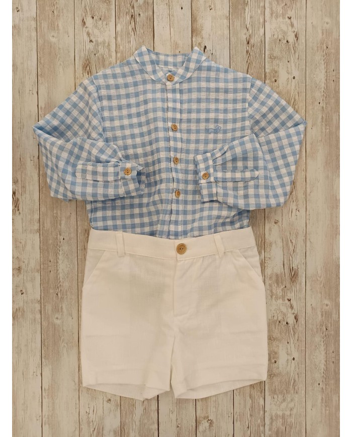 Completo celesete/bianco Del Sur