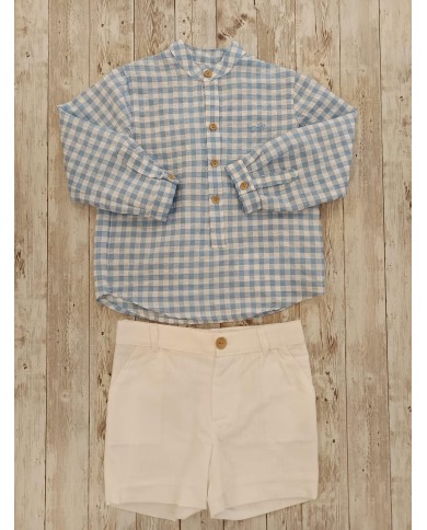 Completo celesete/bianco Del Sur