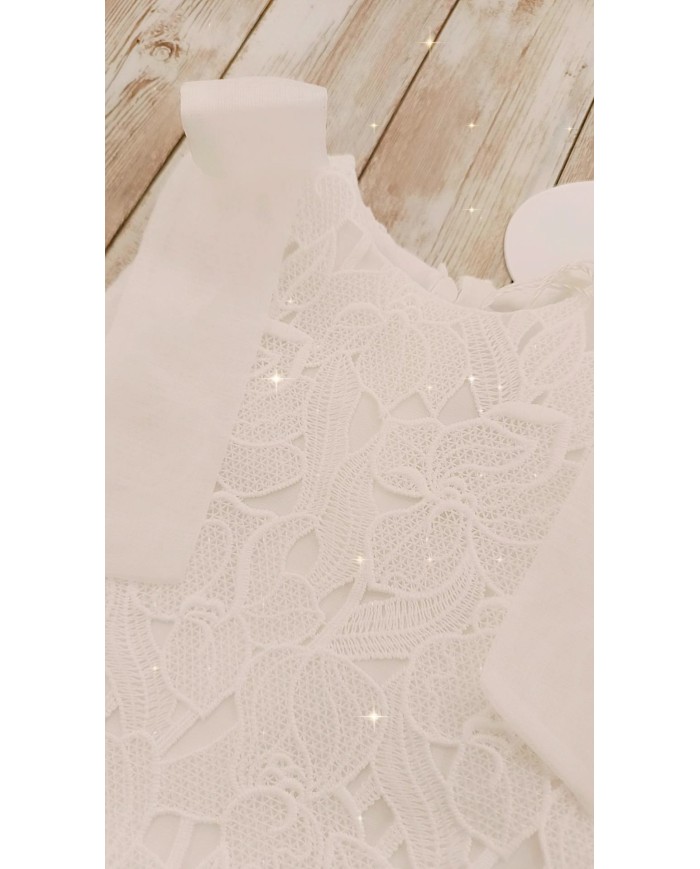 Vestito Pizzo Macramè Barcellino