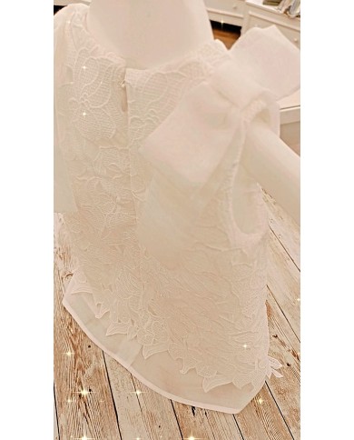 Vestito Pizzo Macramè Barcellino