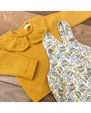 Salopette e Maglione Bimba