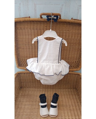 PAGLIACCETTO BIANCO /BLU