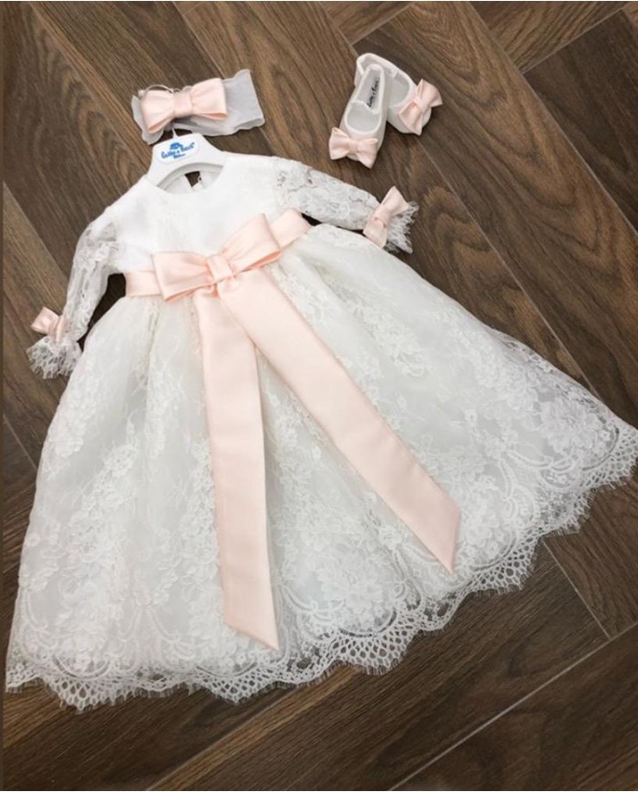 Abito da cerimonia con fiocco