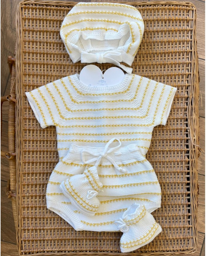 Completo 4 pezzi Giallo