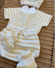 Completo 4 pezzi Giallo