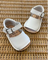 Scarpe Bianche Lavorate