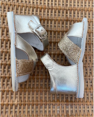 Sandali Glitter Oro