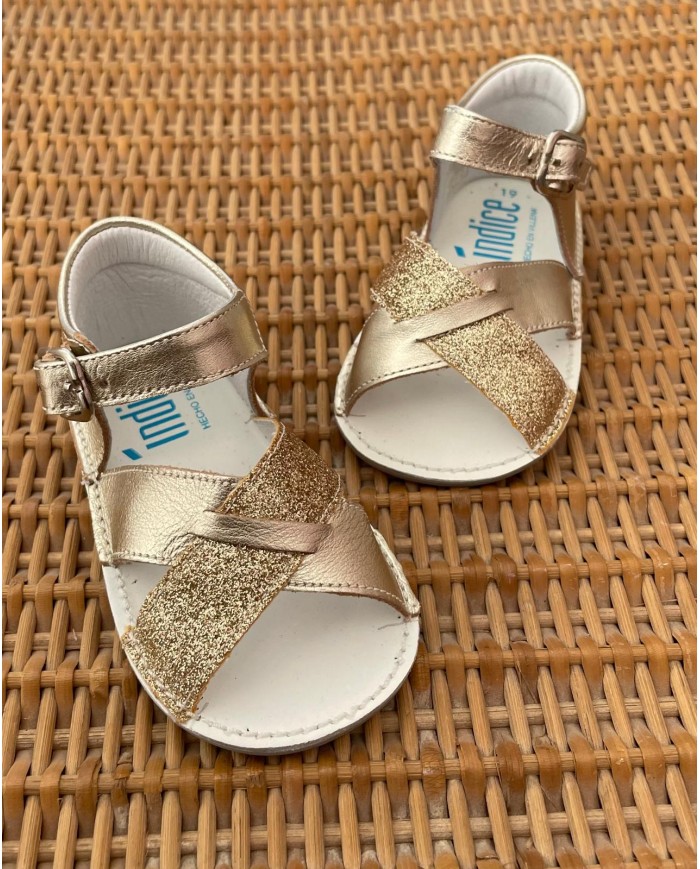 Sandali Glitter Oro