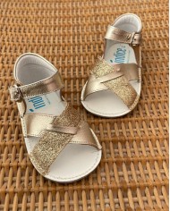 Sandali Glitter Oro