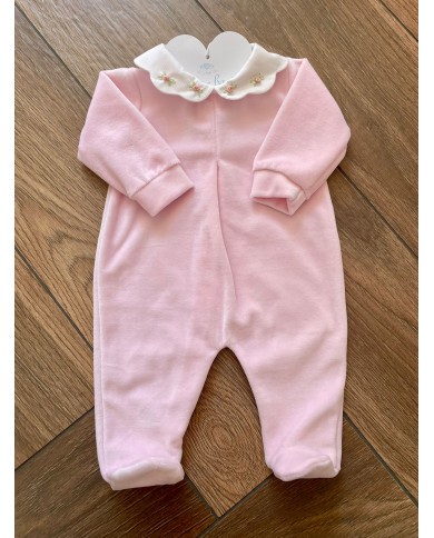 Tutina Rosa con Fiori