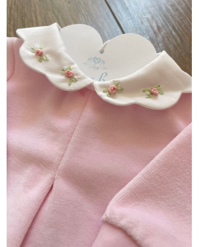 Tutina Rosa con Fiori