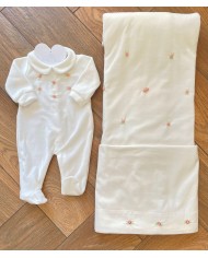 Tutina Bianca con Fiori