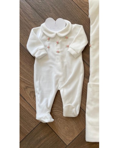 Tutina Bianca con Fiori