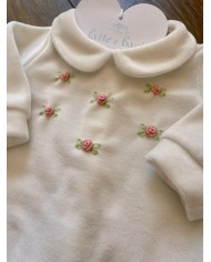 Tutina Bianca con Fiori