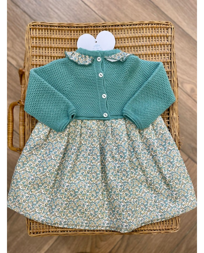 Abitino Smeraldo con Fiori