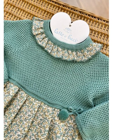 Abitino Smeraldo con Fiori