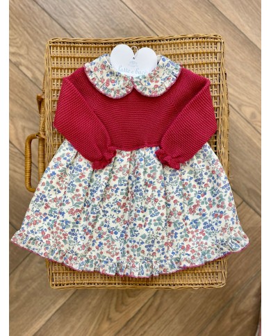 Abitino Fucsia con Fiori