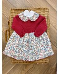 Abitino Fucsia con Fiori