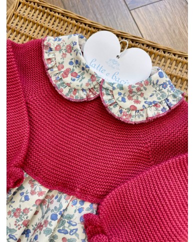 Abitino Fucsia con Fiori