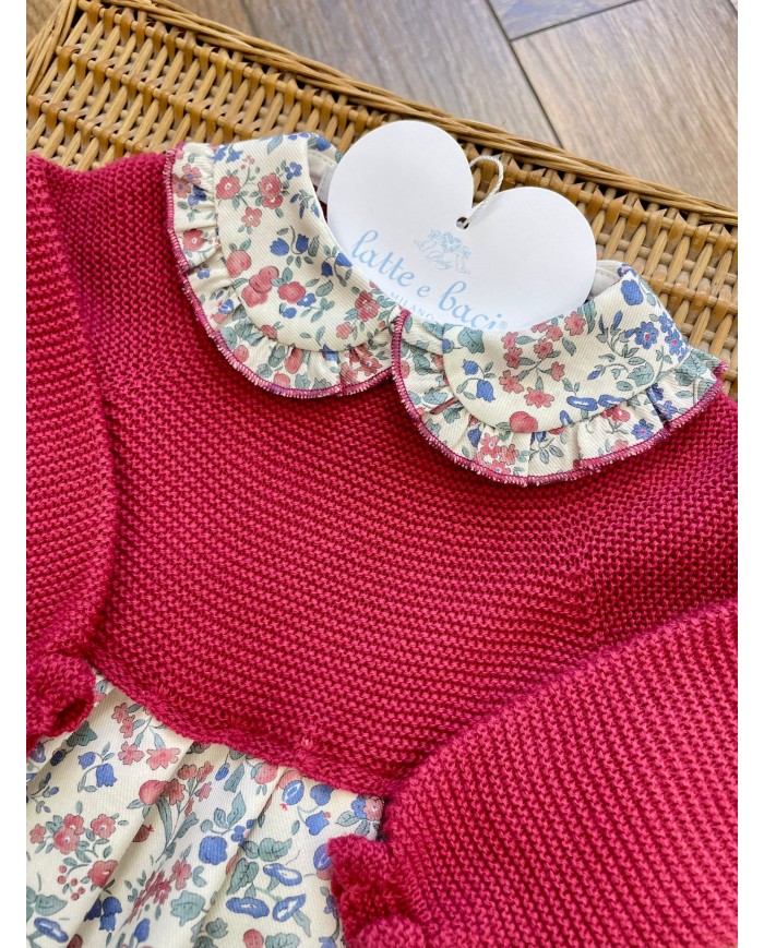 Abitino Fucsia con Fiori