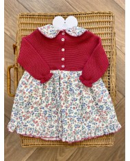 Abitino Fucsia con Fiori