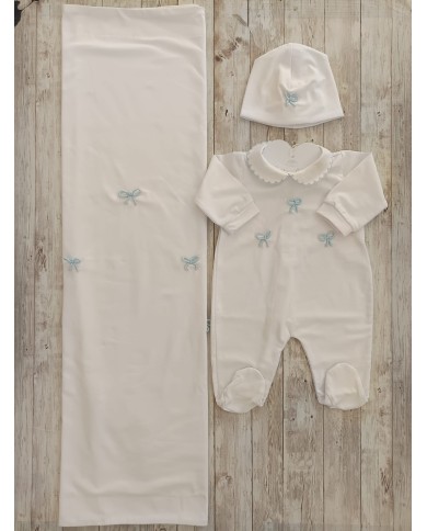 Corredino Bisou fiocchi in rilievo