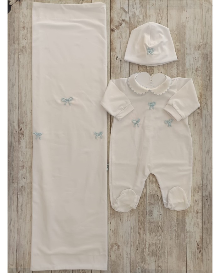 Corredino Bisou fiocchi in rilievo