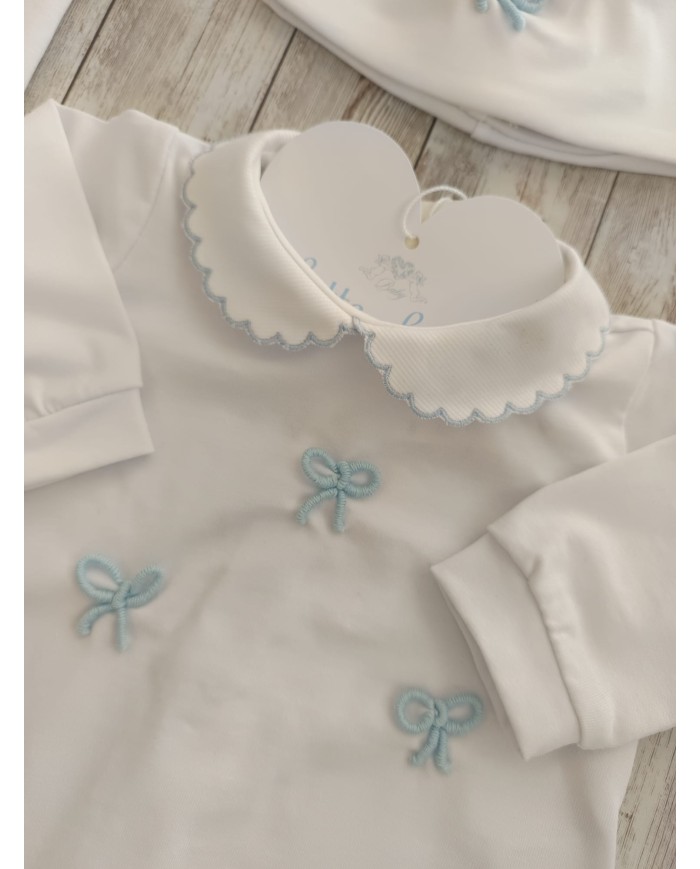 Corredino Bisou fiocchi in rilievo