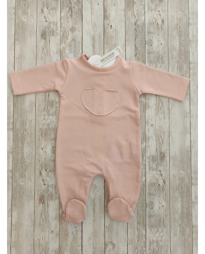 Tutina Coccode' cotone bio rosa